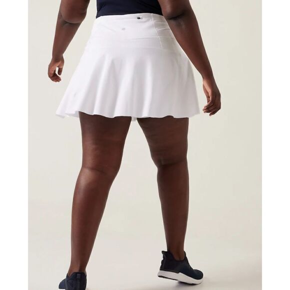 Athleta Ace Tennis Skort 13.5" Size 1X Bright White Golf Athletic Running - Picture 2 of 13